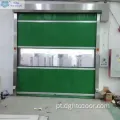 Porta rolante de alta velocidade em PVC para fábrica de alimentos